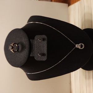 Matching Necklace, Earrings and Ring